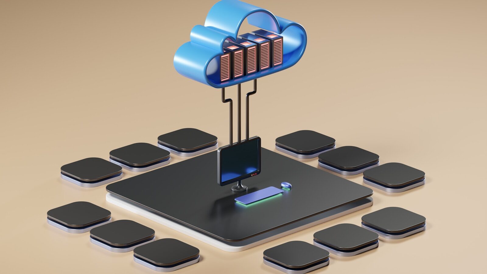 Hybrid cloud services connecting on-premise and cloud infrastructure