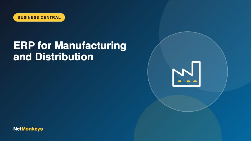 ERP for Manufacturing and Distribution - NetMonkeys