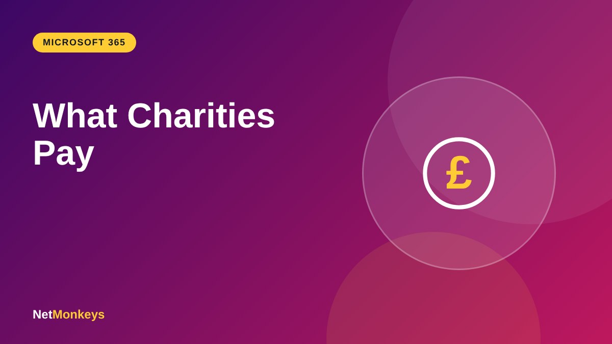 What Charities Pay - NetMonkeys guide