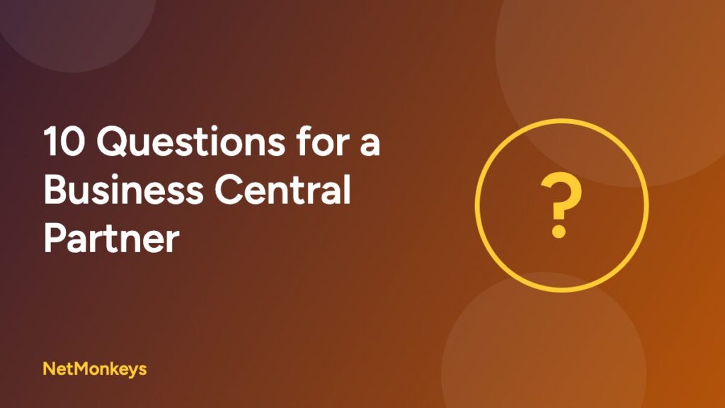 10 Questions for a Business Central Partner