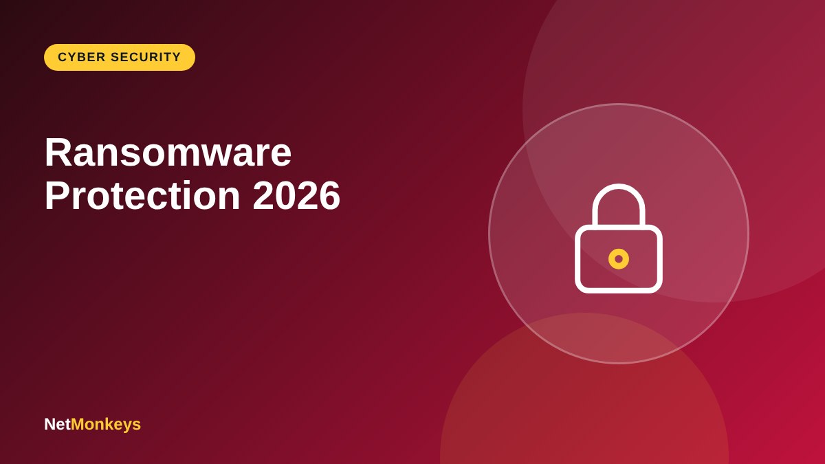Ransomware Protection 2026 - NetMonkeys guide